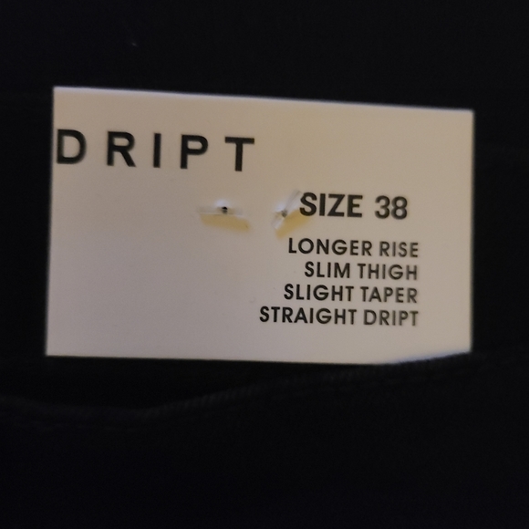 Dript Denim D.097 Racer Black Men's Skinny Jeans Size 38 NWT - Picture 6 of 9
